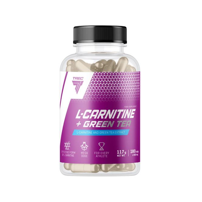 Hovedbilde L-Carnitine + Green Tea - 180 Kapsler