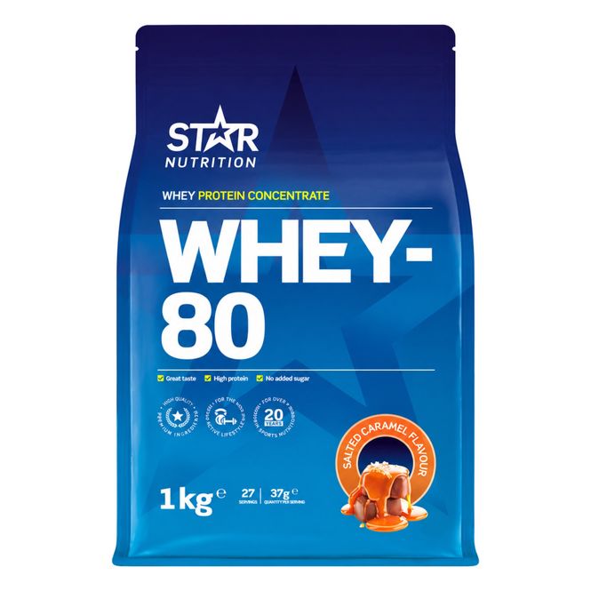 Hovedbilde Star Nutrition Whey 80 - 1000g