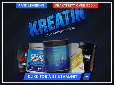kosttilskudd tillbud - kreatin, protein, pwo